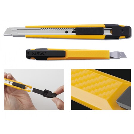 Olfa 9mm Slide Lock Snap-Off Knife 5023